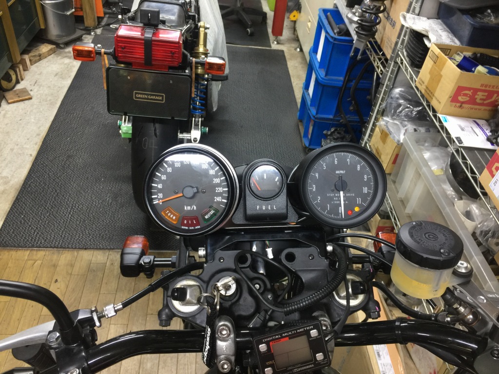 Z1000J2 F.K様 ウルトラタコメーター装着 | GREEN GARAGE