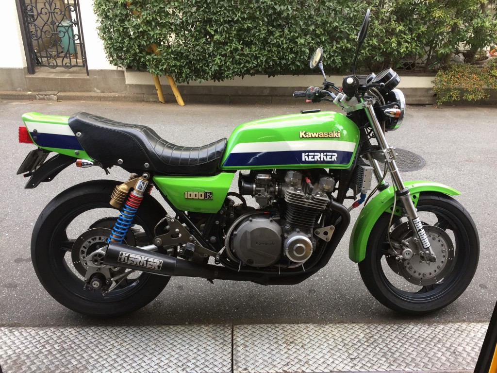 リアブレーキローターZ1R ／Z1000／MK2／KZ900 290ミリ　純正 Z1000J M.T様 フロントローター取り付け | GREEN GARAGE