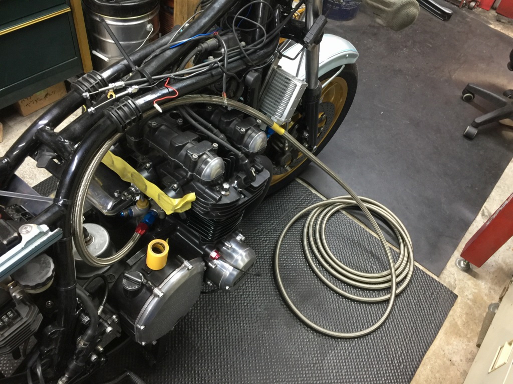 14057248 OILクーラーホースSET (縦) ストレート #6 4.5-7R 1