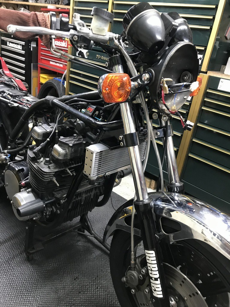 Z1000Mk2 K.Hi様 フロントフェンダー周りの修正 | GREEN GARAGE