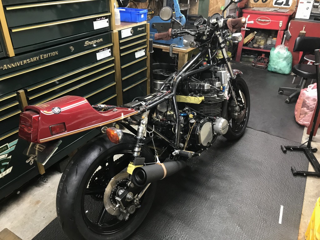 Z1000Mk2 K.Hi様 リヤブレーキ取り付け | GREEN GARAGE