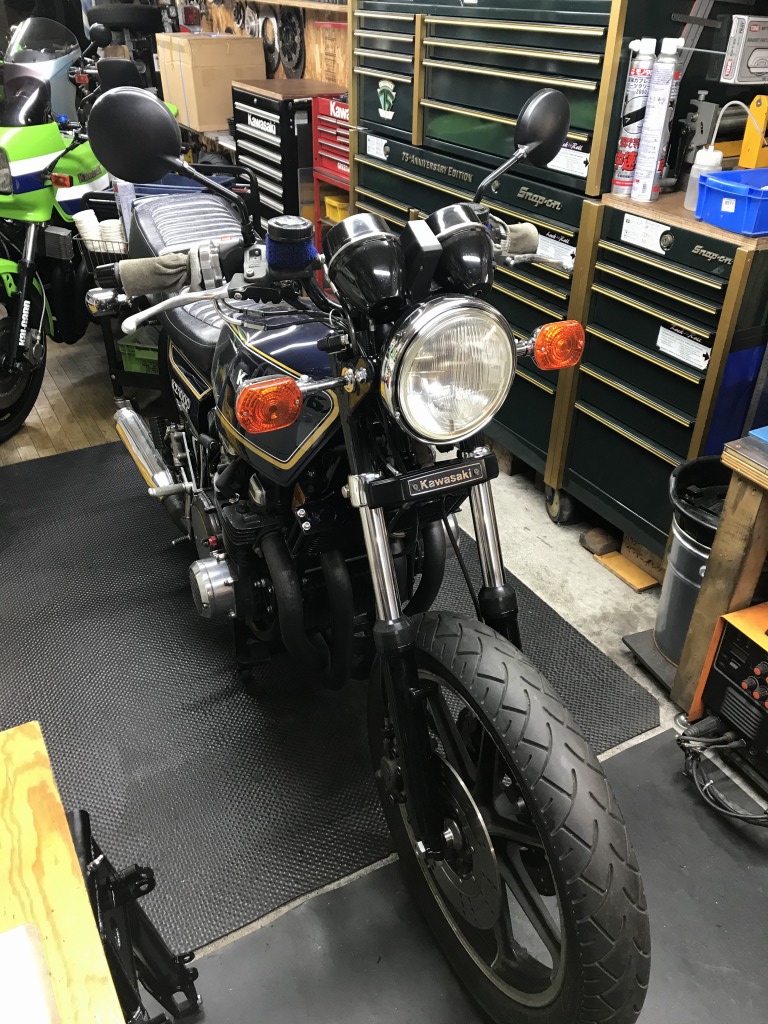 Z1000ST タンク(Z400FX FT Z) Z1000Mk2 K.K様 カム周りの分解点検