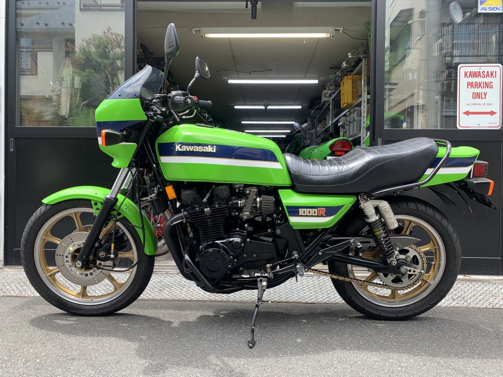 Z1000R2 I.M様 鉄S1スイングアーム取り付け | GREEN GARAGE
