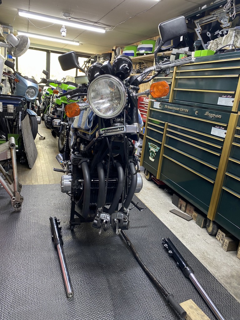 Z750FX1 T.Ky様 ステムの曲がり | GREEN GARAGE