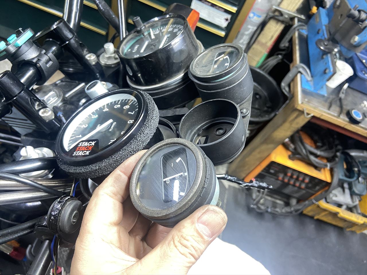 Z1R1 H.S様 スーパーバイクハンドルポジション化とヨシムラ