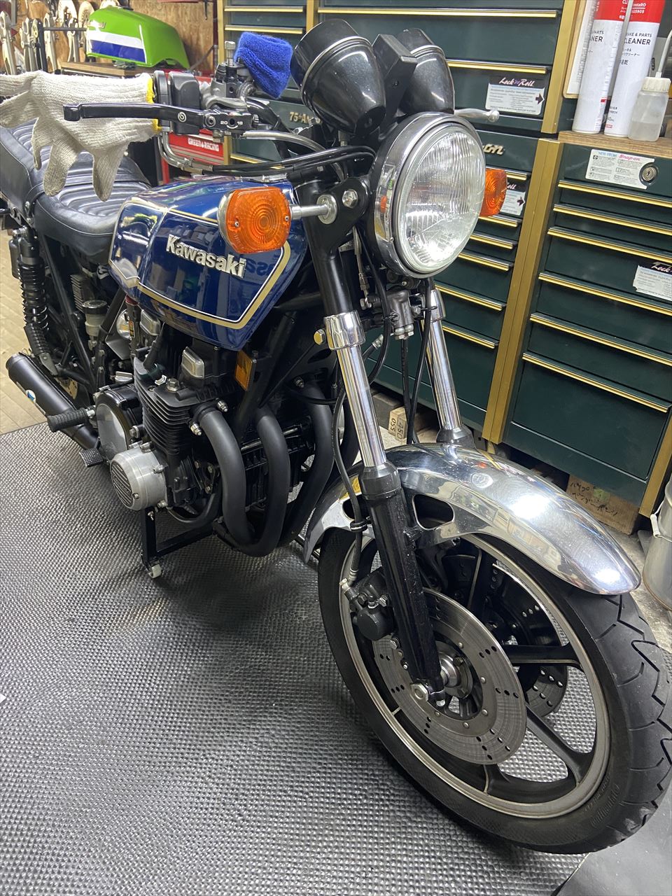 Z1000Mk2 T.T様 トップアイドラー交換 | GREEN GARAGE