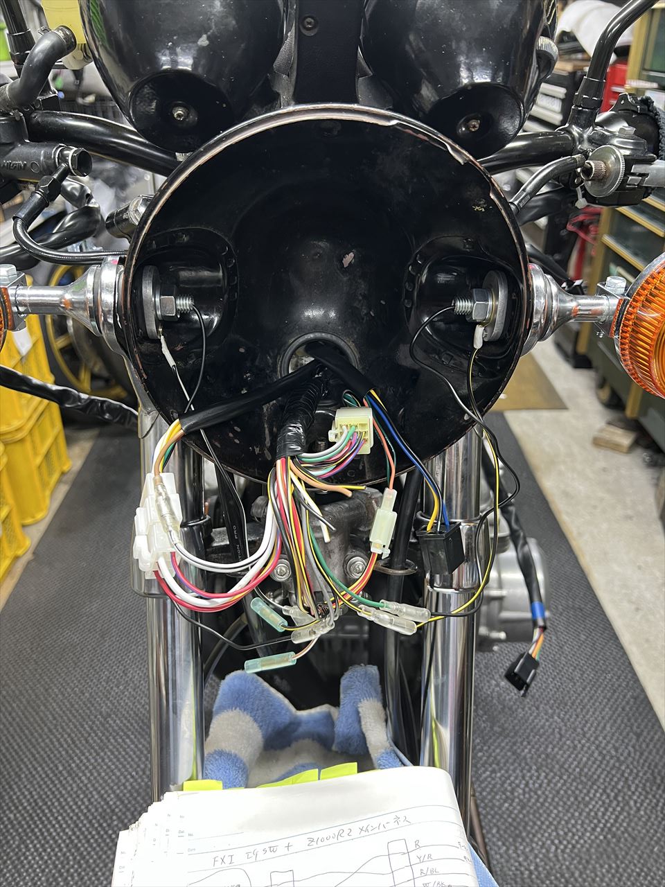 Z1000A1 O.M様 電装品全交換とエンジン始動チェック | GREEN GARAGE
