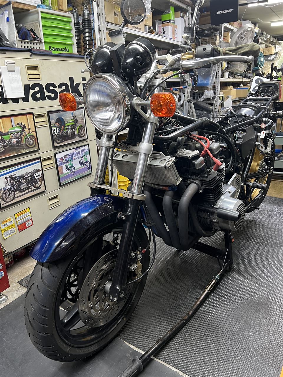 Z1000Mk2 I.H様 AMA化 フロント周りのノーマルルック戻し Z1000Mk2 I.H様 AMA化 フロント周りのノーマルルック戻し