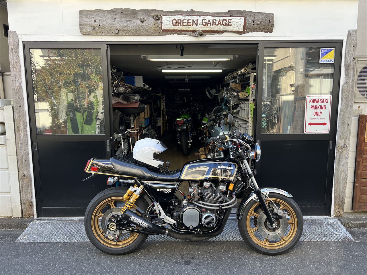 Z1000Mk2 S.K様 エンジンの慣らし運転とFCRキャブのセッティング 