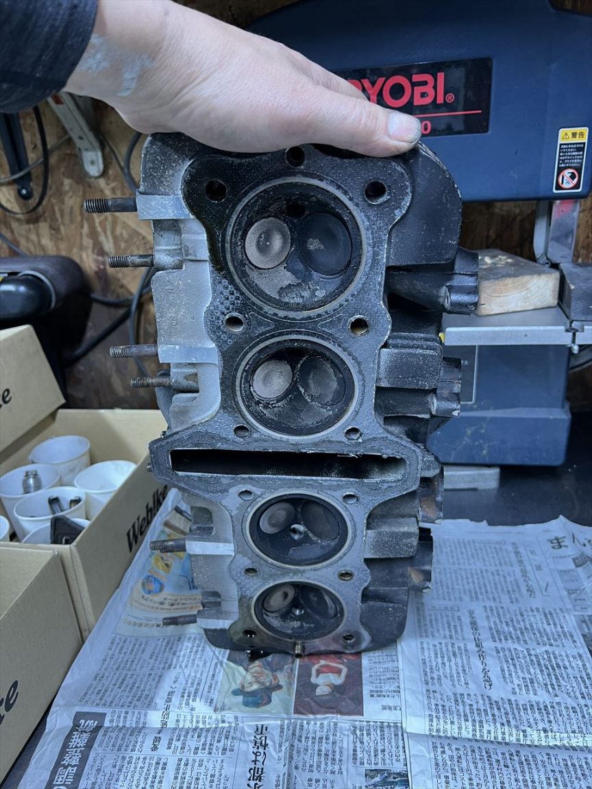 Z1R2 K.S様 エンジン分解点検 アウトプットシャフトのベアリング破損