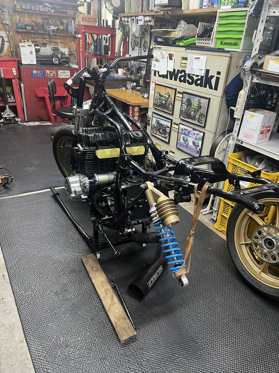 Z1000R2 Y.K様 ワークスS1仕様製作 フレーム加工 シートレール Z1000R2 Y.K様 ワークスS1仕様製作 フレーム加工 シートレール