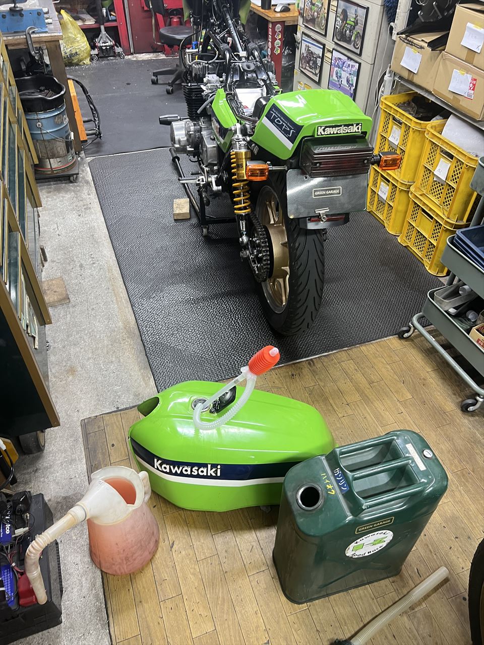 Z1000J1 A.Y様 タンク洗浄 キャブセッティング | GREEN GARAGE