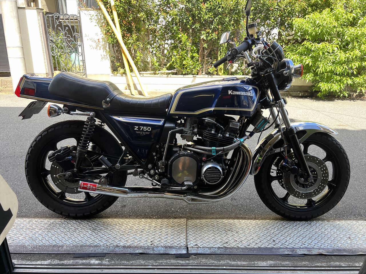 Z750FX1 E.M様 バイパスポート付きCRの準備とチェック走行