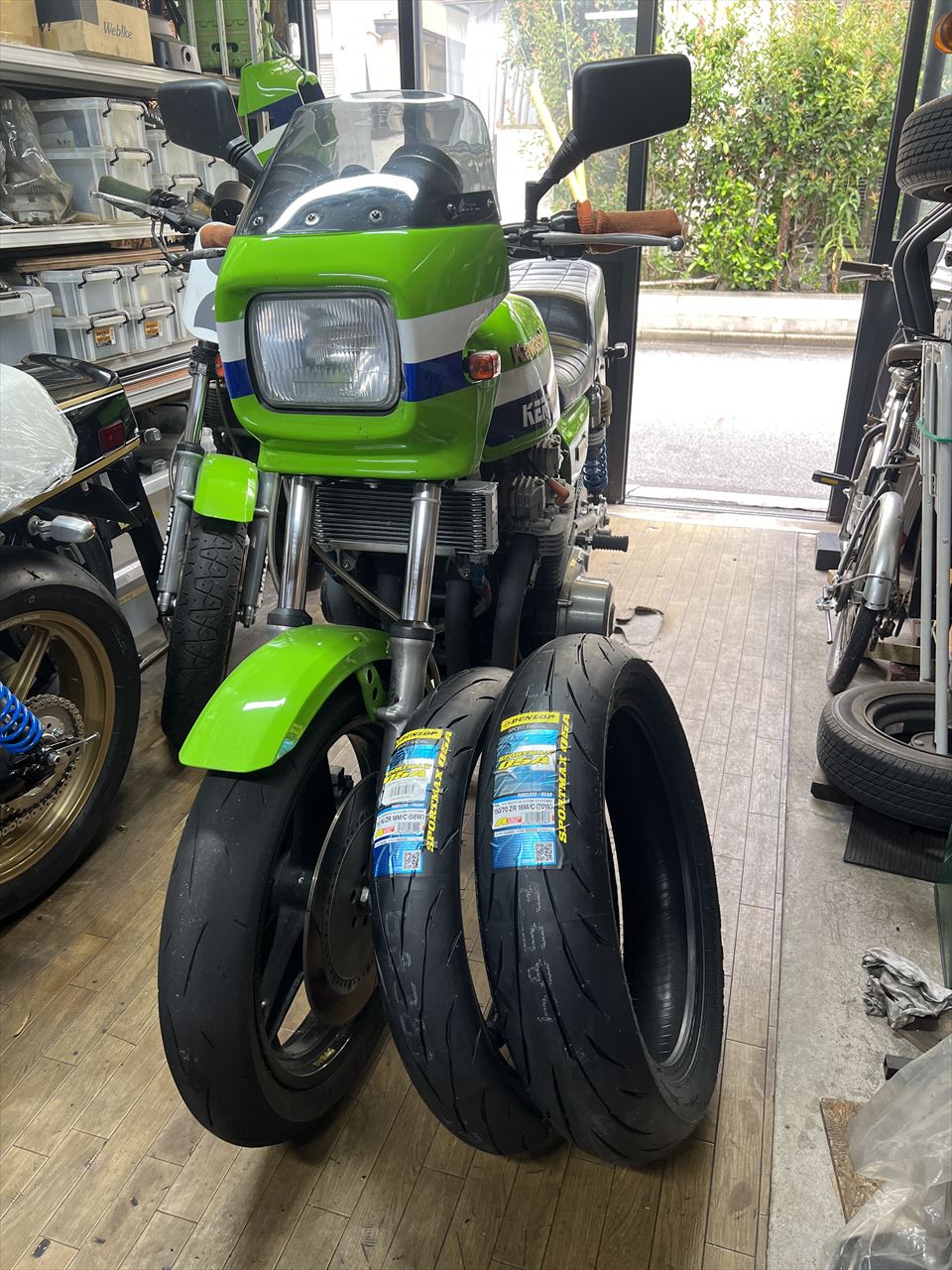 デモ車Z1100B2 久しぶりのメンテナンスとツーリング バイパスポート