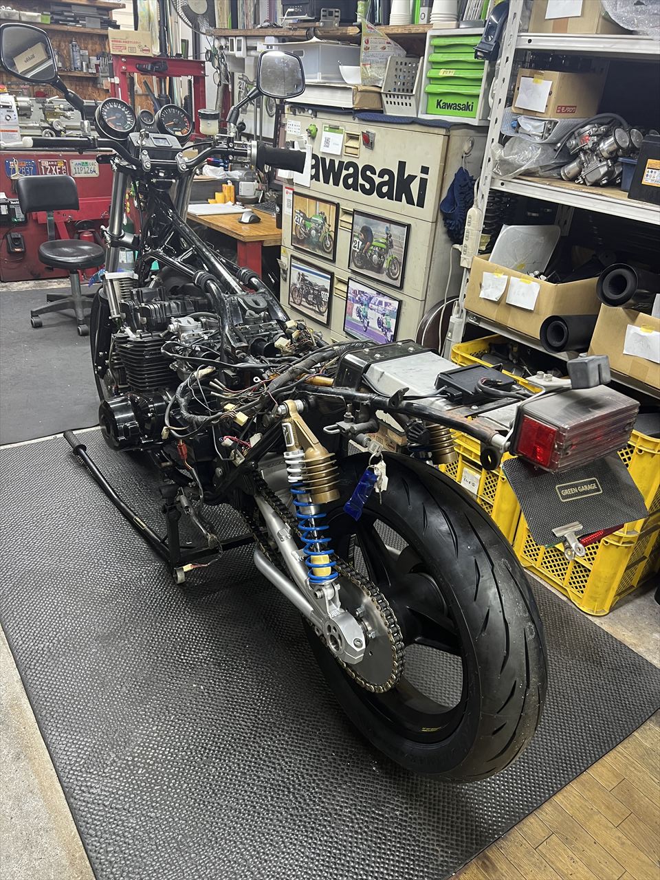 Z1000J1 F.T様 エンジン以外は全分解に | GREEN GARAGE