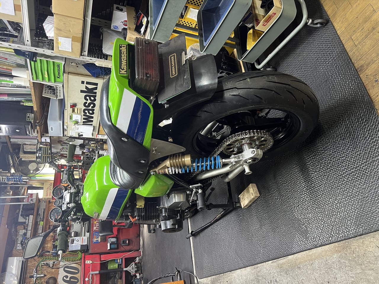 Z1100B1 H.J様 電装品の艤装 CRキャブ取り付け | GREEN GARAGE