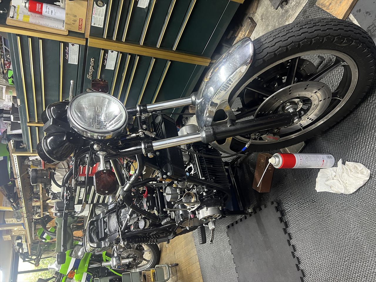 Z1000Mk2 A.K様 エンジン腰下分解 | GREEN GARAGE
