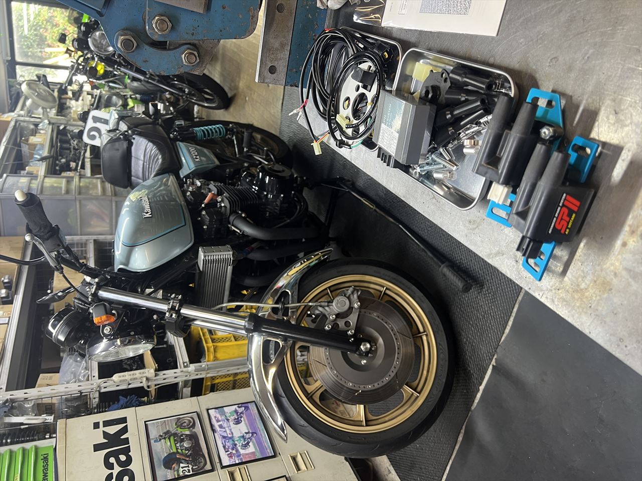 Z1000J1 K.T様 ウオタニSP2交換 | GREEN GARAGE