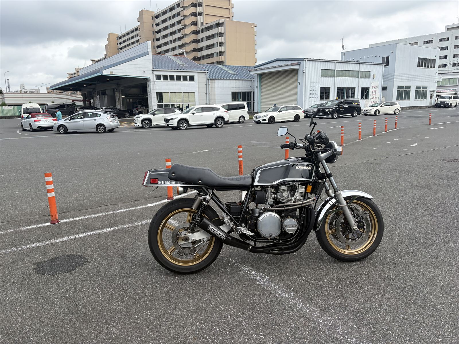 諫早様② Z1000Mk2 A.Y様 継続車検 製造ラベルがあっても製造年の証明にならず